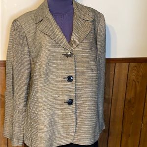 Kasper Striped Blazer